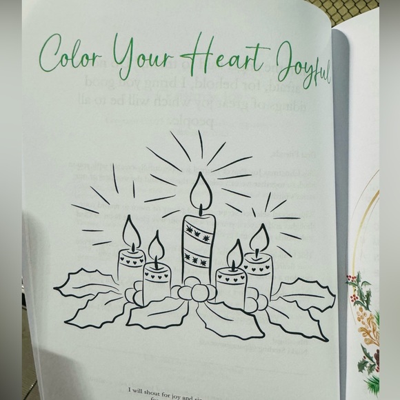 Christmas Joy Prayer Journal Daily Writing Notebook Holiday Gift Devotional - Picture 2 of 7